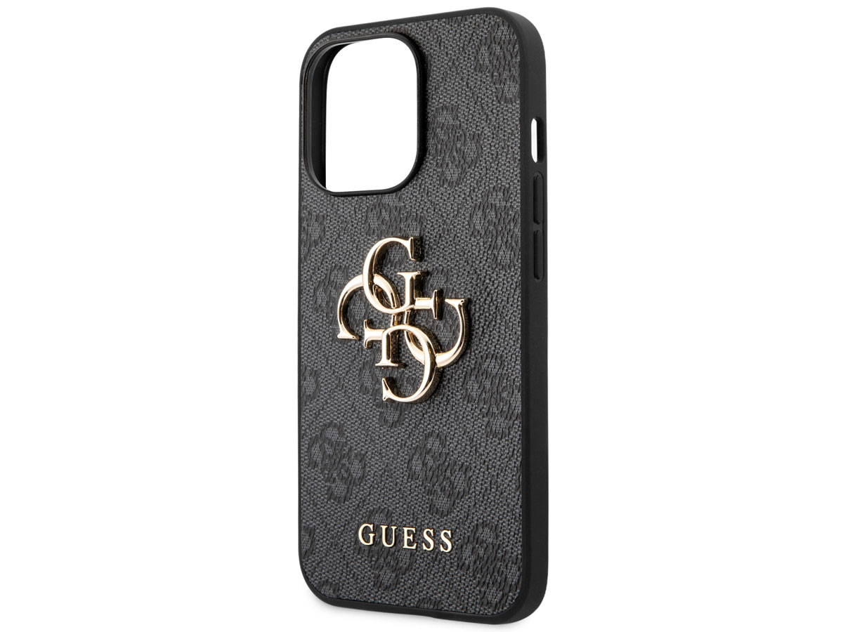 Guess Big 4G Monogram Case Grijs - iPhone 13 Pro hoesje