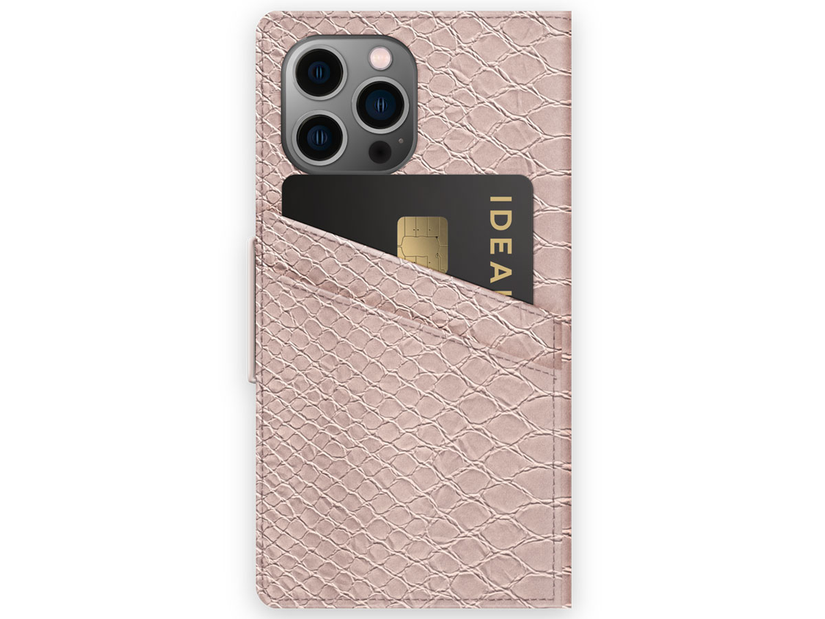 iDeal of Sweden Atelier Wallet Lotus Snake - iPhone 13 Pro hoesje