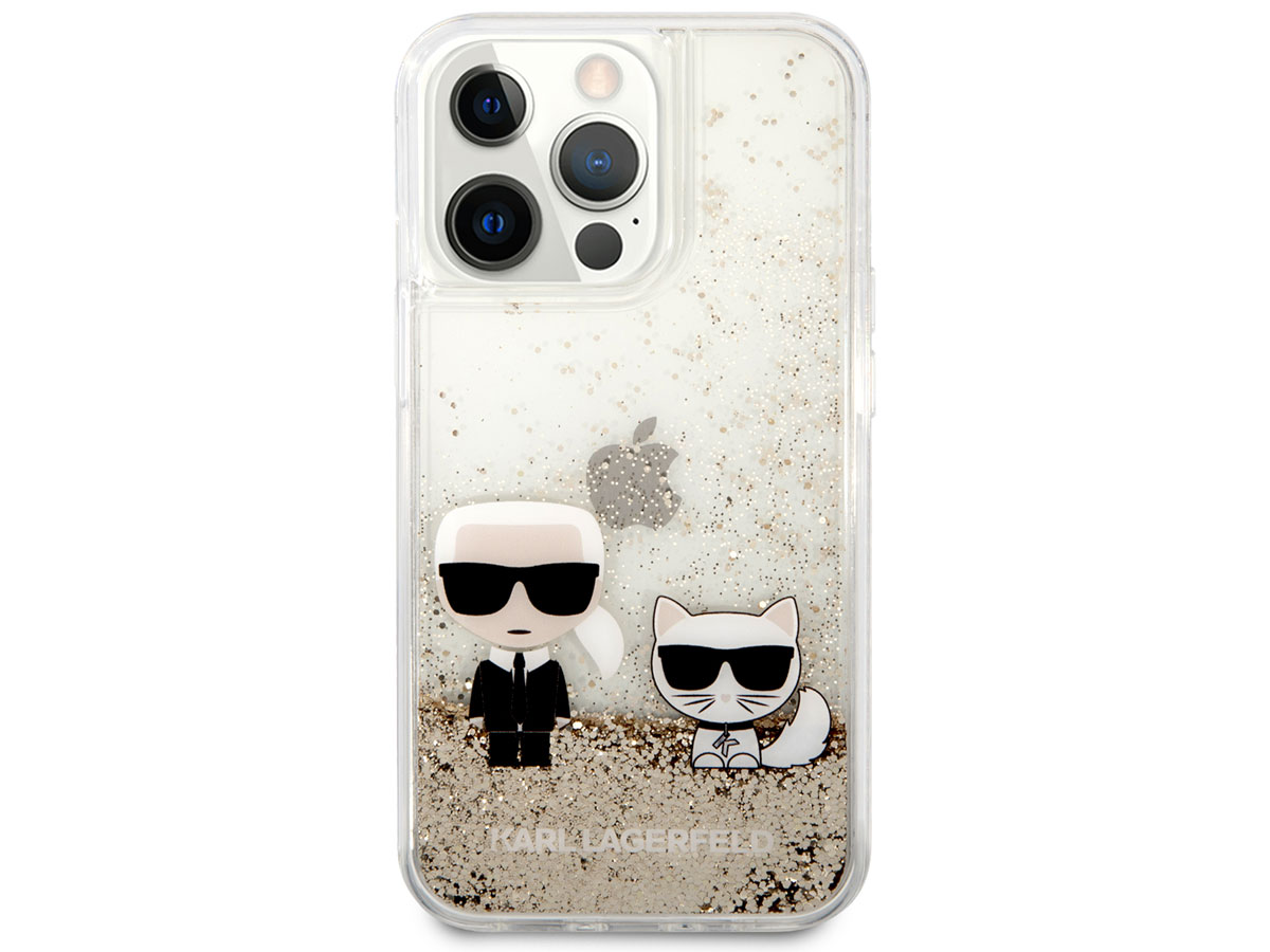 Karl Lagerfeld Ikonik Duo Liquid Case - iPhone 13 Pro hoesje
