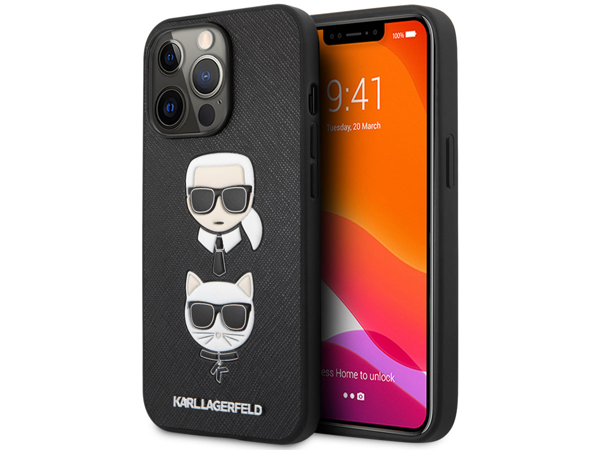 Karl Lagerfeld & Choupette Case - iPhone 13 Pro hoesje