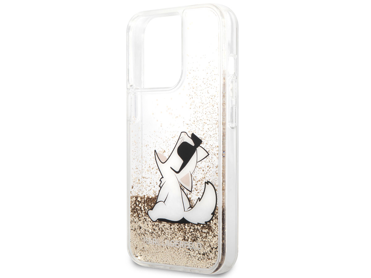 Karl Lagerfeld Fun Choupette Liquid Case - iPhone 13 Pro hoesje