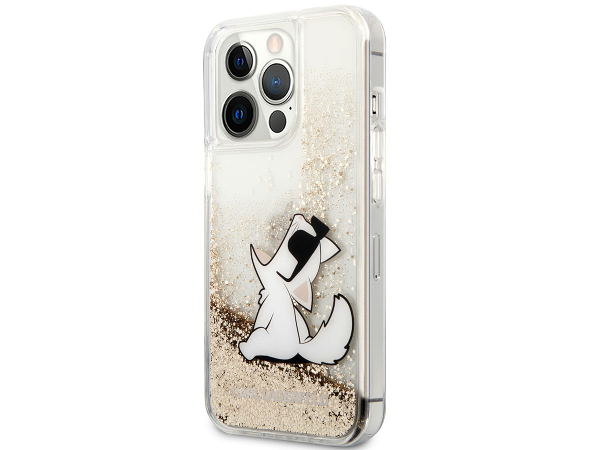 Karl Lagerfeld Fun Choupette Liquid Case - iPhone 13 Pro hoesje