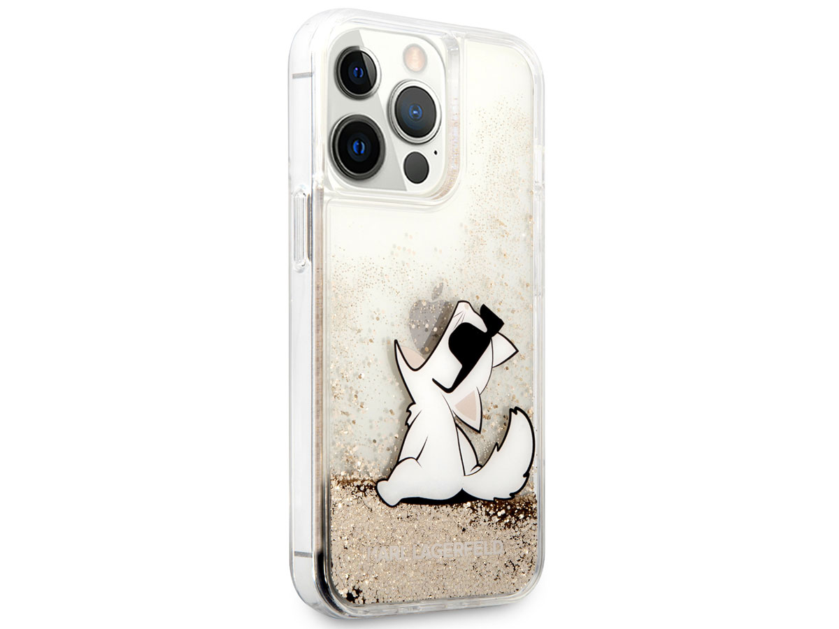 Karl Lagerfeld Fun Choupette Liquid Case - iPhone 13 Pro hoesje