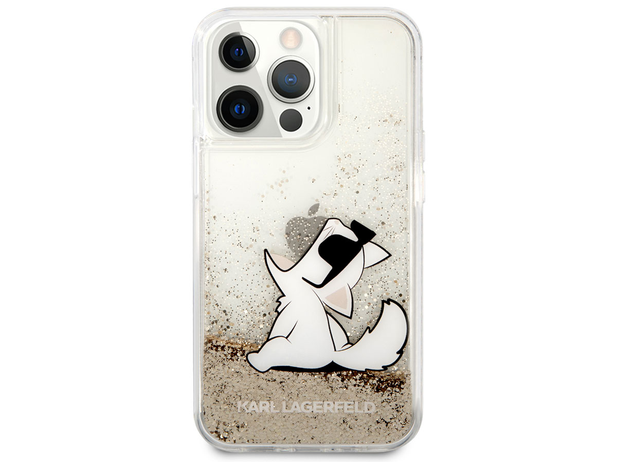 Karl Lagerfeld Fun Choupette Liquid Case - iPhone 13 Pro hoesje