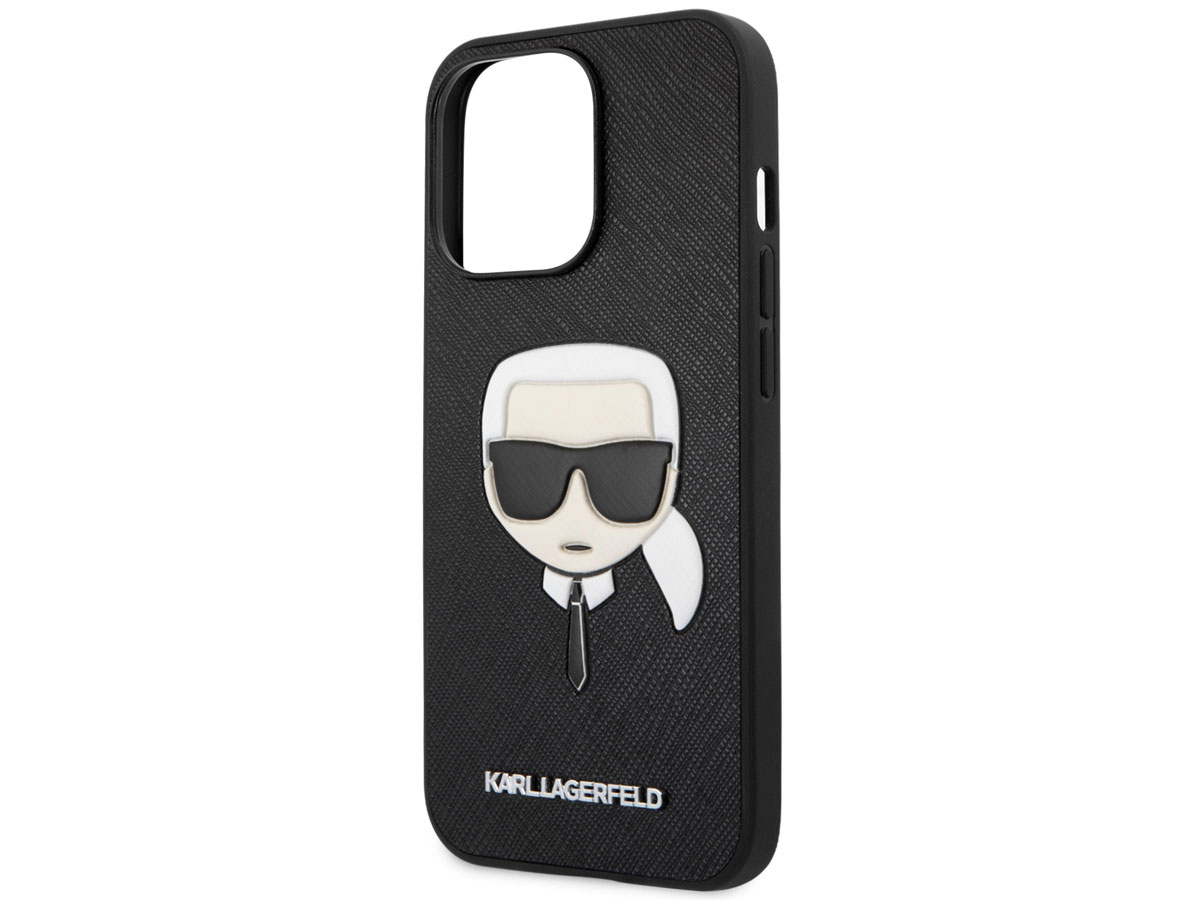 Karl Lagerfeld Ikonik Case Zwart - iPhone 13 Pro hoesje