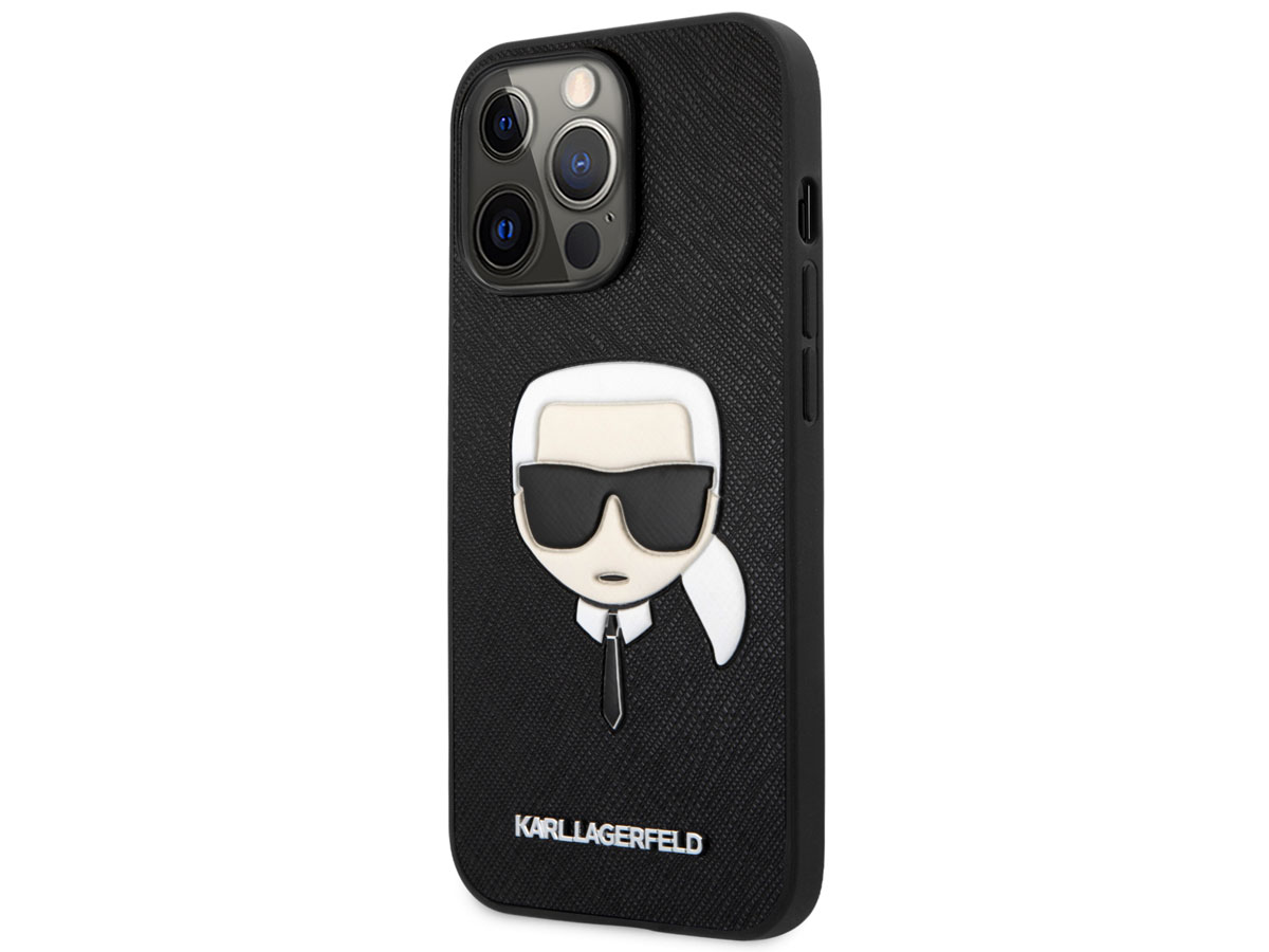 Karl Lagerfeld Ikonik Case Zwart - iPhone 13 Pro hoesje