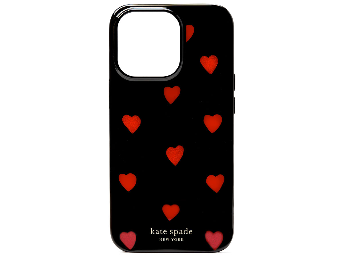 Kate Spade Glitter Hearts Case iPhone 13/13 Pro Hoes