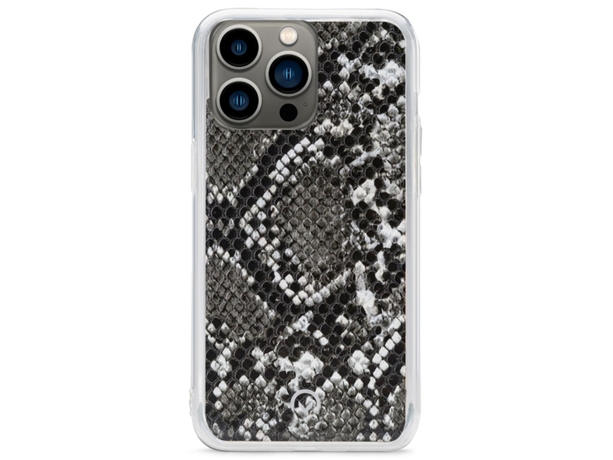 Mobilize 2in1 Magnet Zipper Case Black Snake - iPhone 13 Pro hoesje