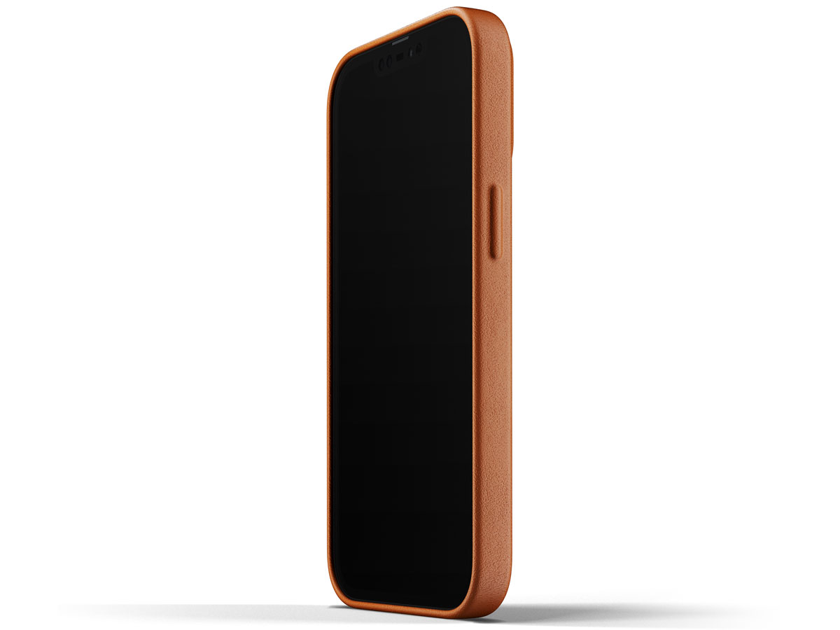 Mujjo Full Leather Case Tan - iPhone 13 Pro Hoesje Leer
