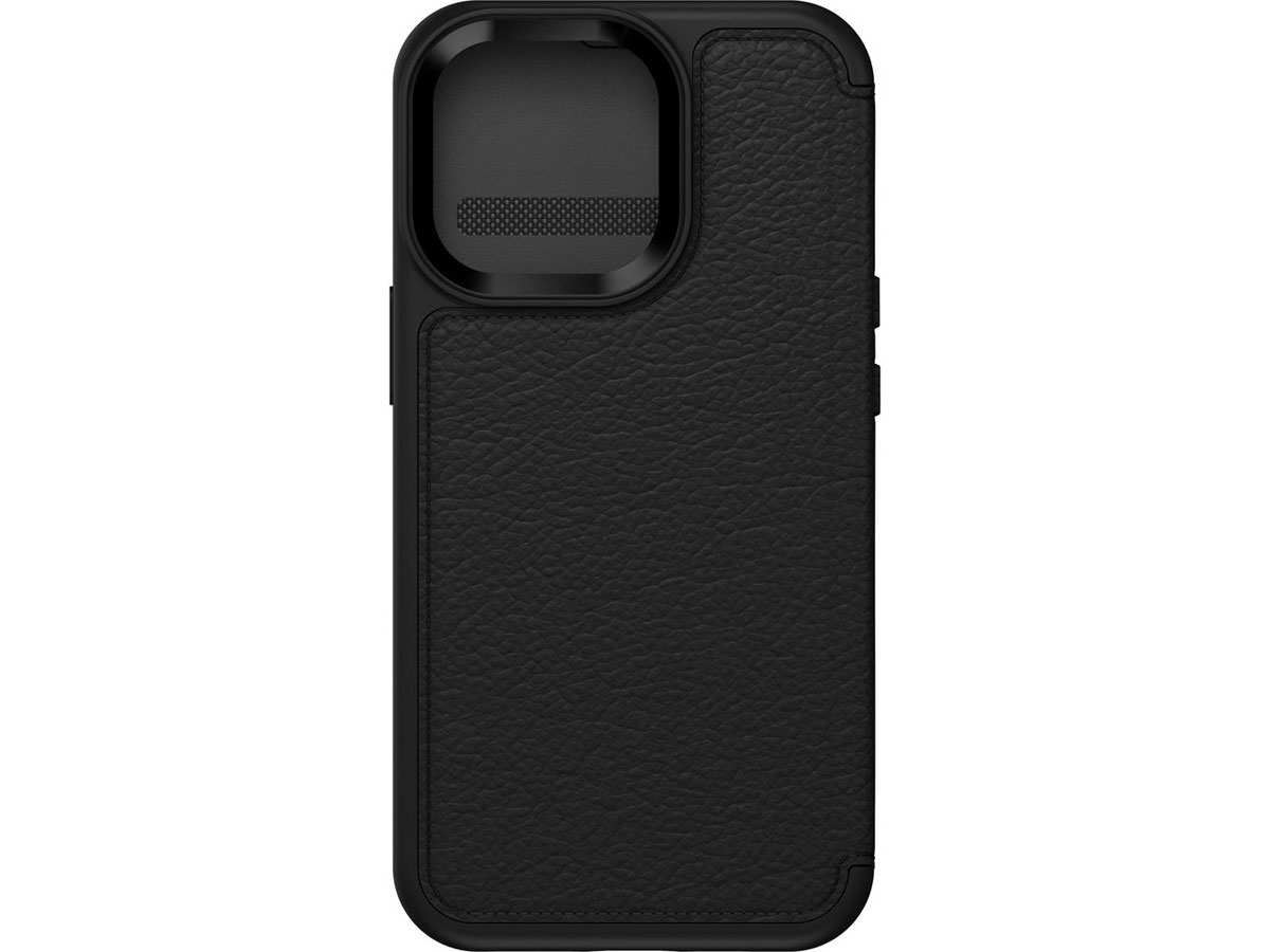 Otterbox Strada Leather Folio Zwart - iPhone 13 Pro hoesje