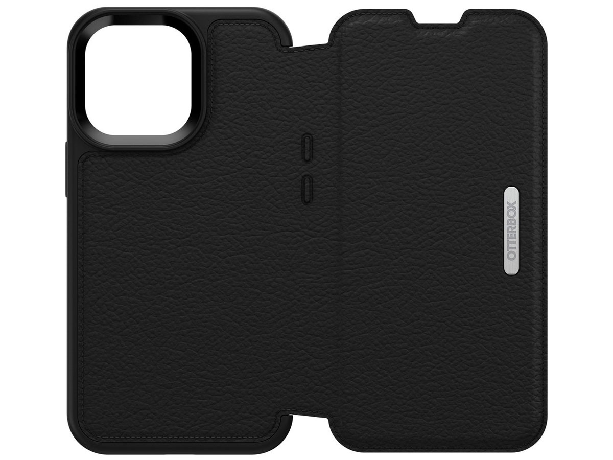 Otterbox Strada Leather Folio Zwart - iPhone 13 Pro hoesje