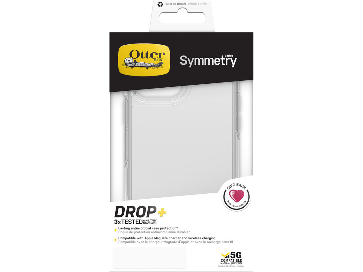 Otterbox Symmetry Clear Case - iPhone 13 Pro hoesje