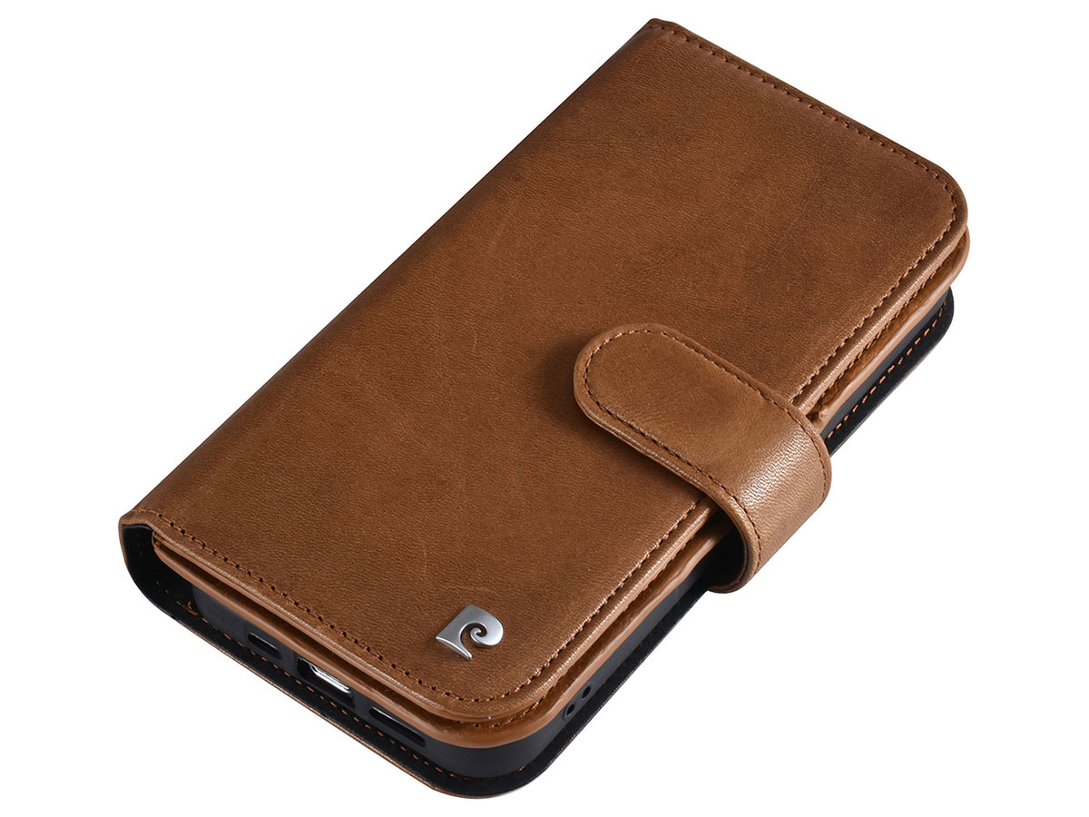 Pierre Cardin True Wallet Bruin Leer - iPhone 13 Pro hoesje