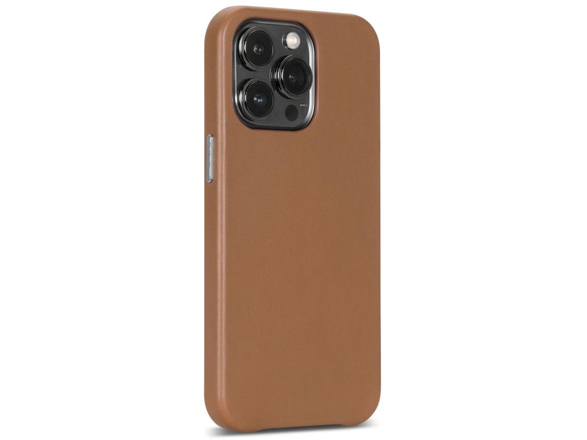 Sena LeatherSkin Case Bruin - iPhone 13/13 Pro Hoesje Leer