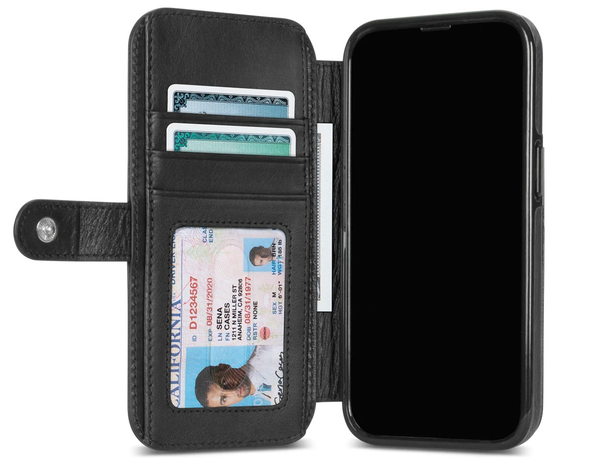 Sena Wallet Book Classic - iPhone 13/13 Pro Hoesje Leer