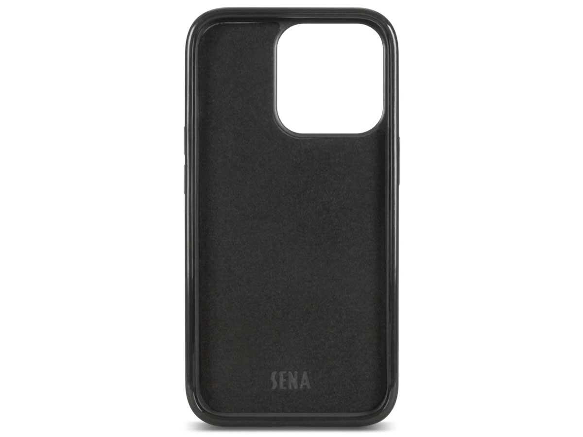 Sena WalletSkin Case Bruin - iPhone 13/13 Pro Hoesje Leer