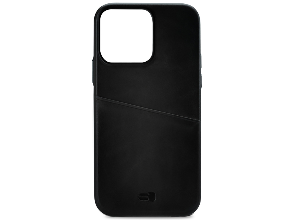 Senza Desire Card Case Zwart - iPhone 13 Pro hoesje Leer