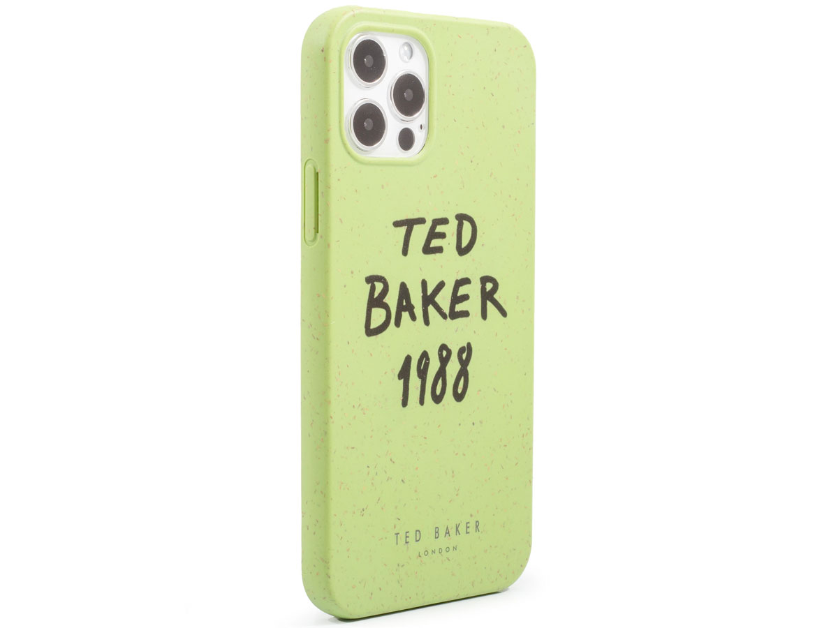 Ted Baker Bio Plastic Case 1988 Green - iPhone 13 Pro Hoesje