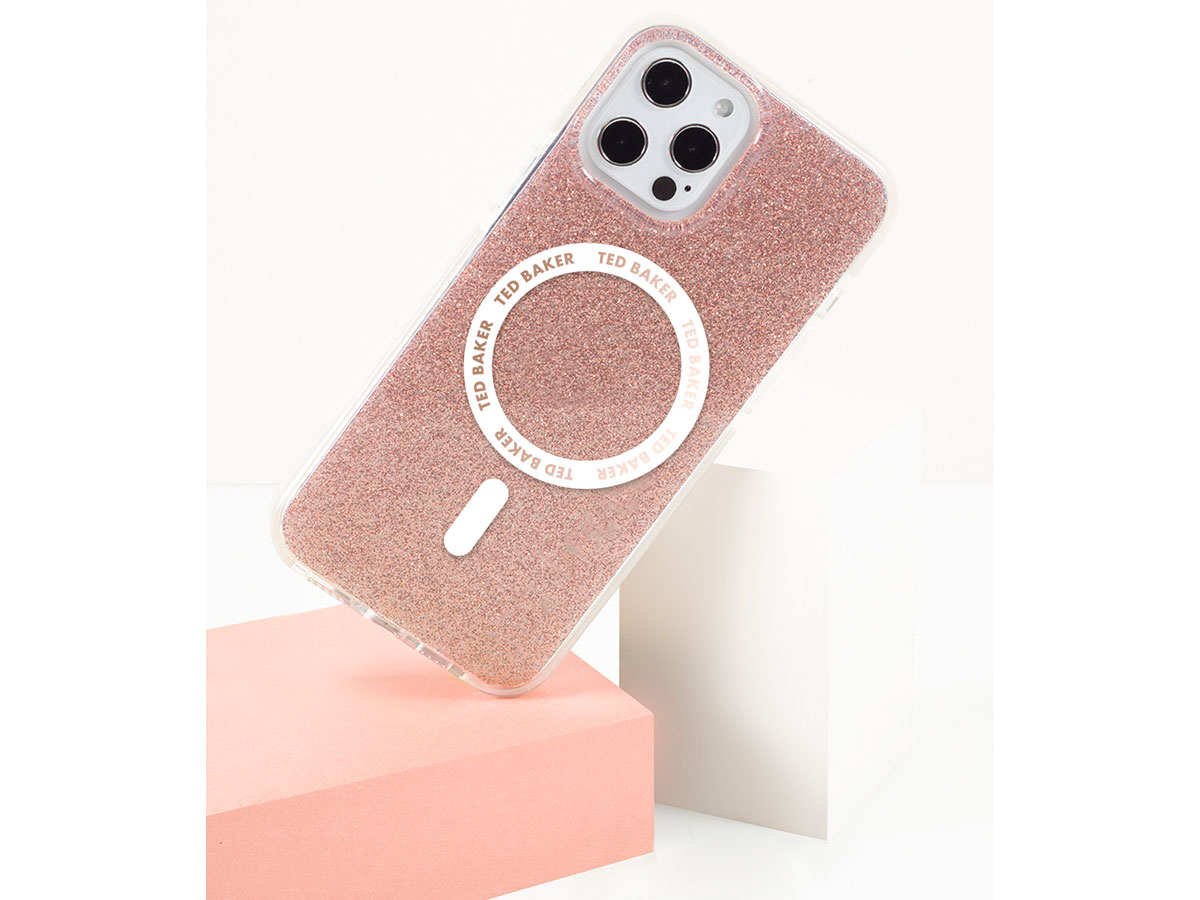 Ted Baker Glitsie Anti-Shock MagSafe Case - iPhone 13 Pro Hoesje