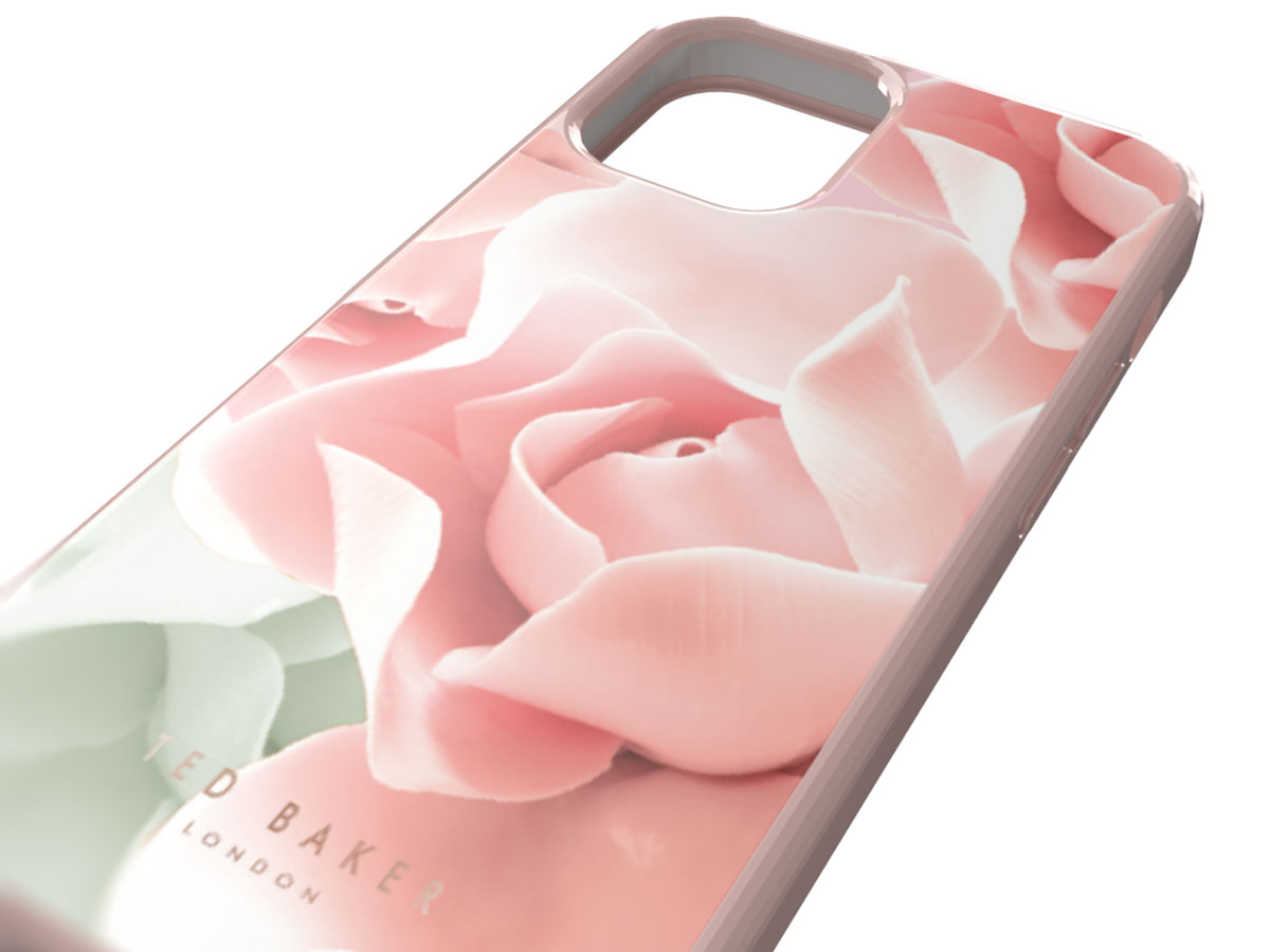 Ted Baker Porcelain Rose Anti-Shock Case - iPhone 13 Pro Hoesje