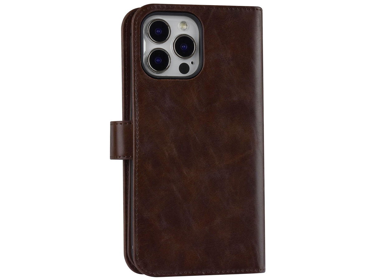 Uniq True Wallet Case Bruin - iPhone 13 Pro hoesje