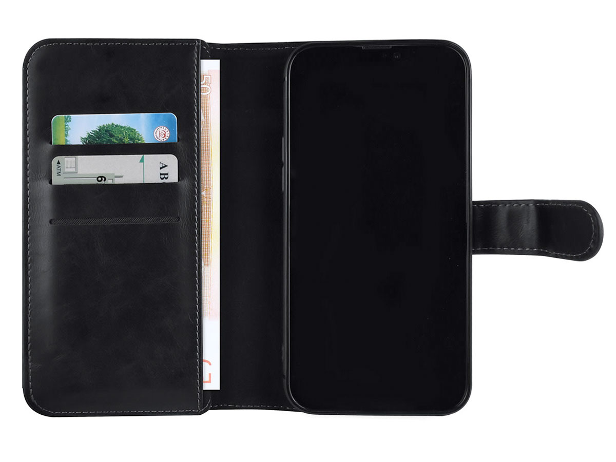 Uniq True Wallet Case Zwart - iPhone 13 Pro hoesje
