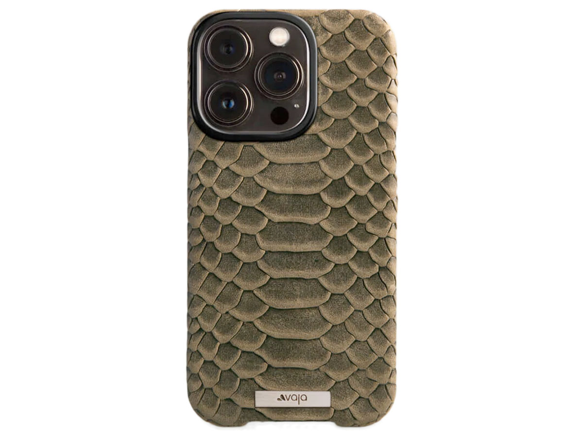 Vaja Grip Kobra Jungle MagSafe Case - iPhone 13 Pro Hoesje Leer