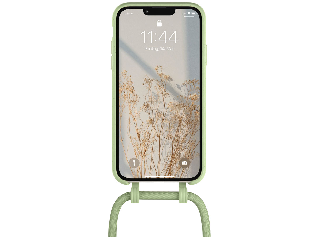 cel Wacht even Haiku Woodcessories Change Case Groen | iPhone 13 Pro hoesje