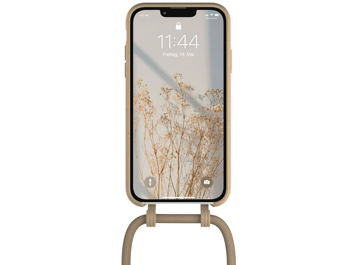 Woodcessories Change Case Taupe - Eco iPhone 13 Pro hoesje