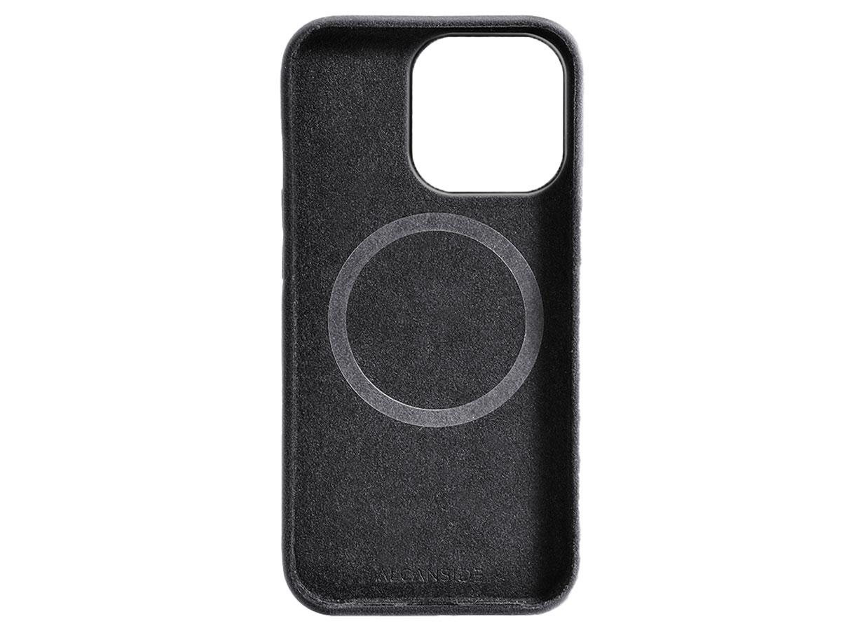 Alcanside Alcantara MagSafe Case Space Grey - iPhone 13 Pro Max hoesje