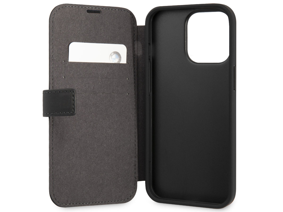 BMW Signature Leather Folio Case - iPhone 13 Pro Max Hoesje Leer