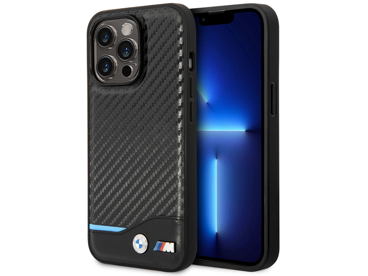 BMW M Carbon Look Case - iPhone 13 Pro Max hoesje