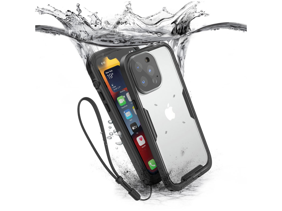 Catalyst Waterproof Case - Waterdicht iPhone 13 Pro Max hoesje Zwart