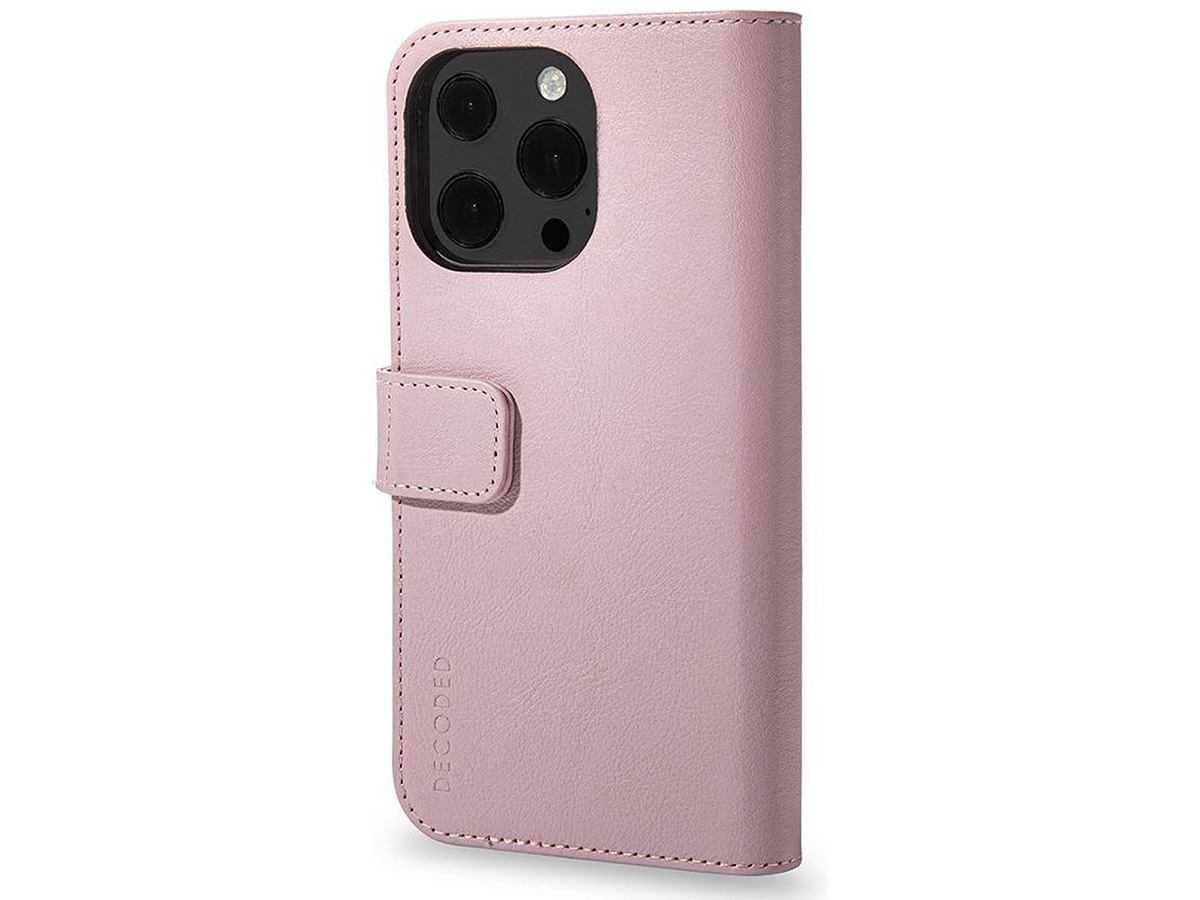 Decoded Detachable Wallet Case Roze - iPhone 13 Pro Max hoesje