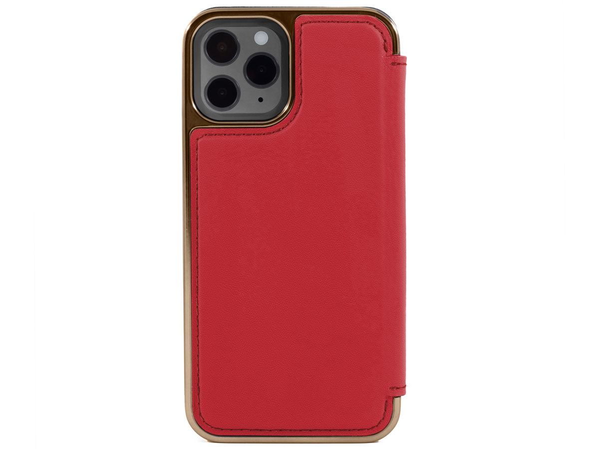 Greenwich Blake MagSafe Leather Folio Flash Red - iPhone 13 Pro Max Hoesje