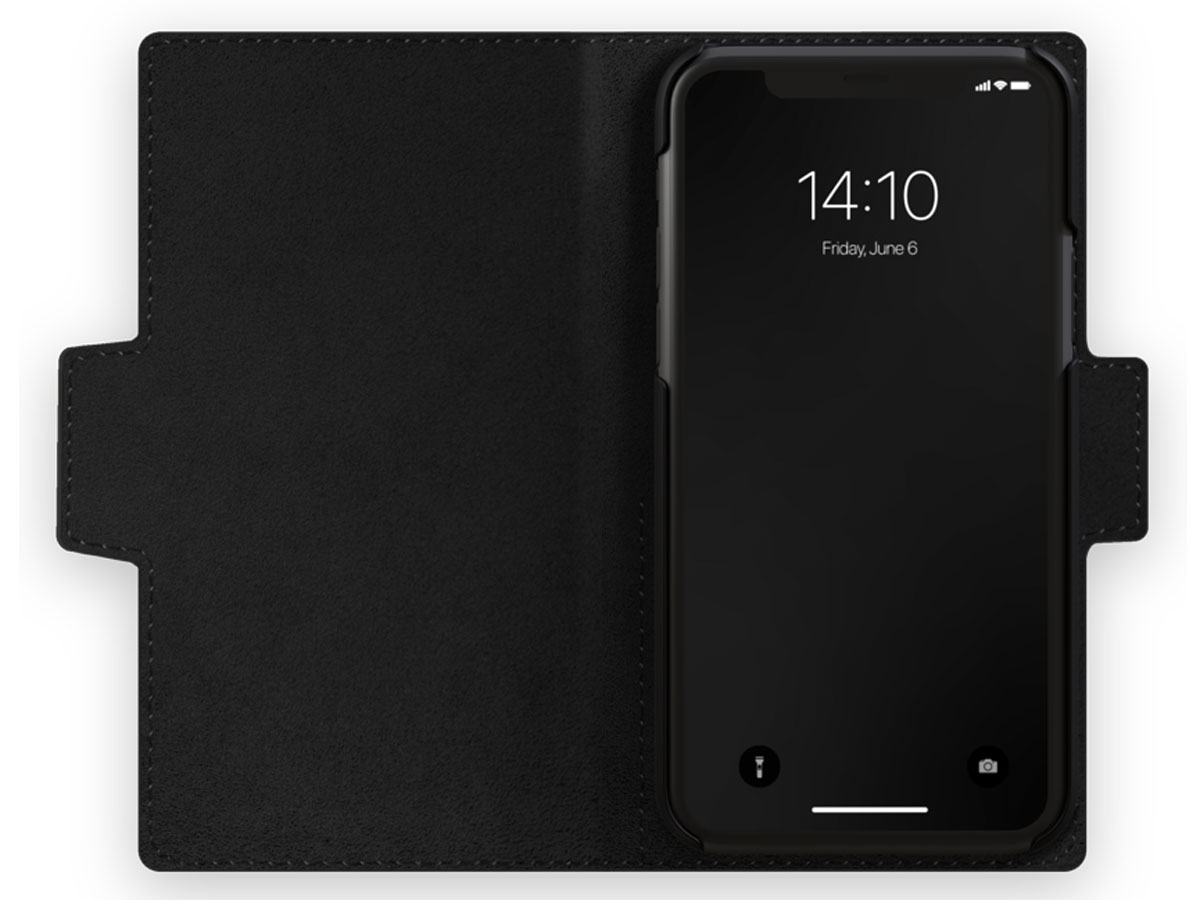 Ideal of Sweden Accessoires Telefoon Atelier Case iPhone 13 Pro Black Croco & Tablethoesjes Telefoonhoesjes 