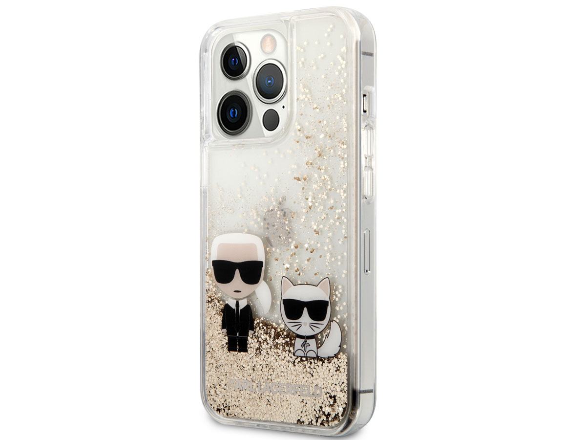 Karl Lagerfeld Ikonik Duo Liquid Case - iPhone 13 Pro Max hoesje