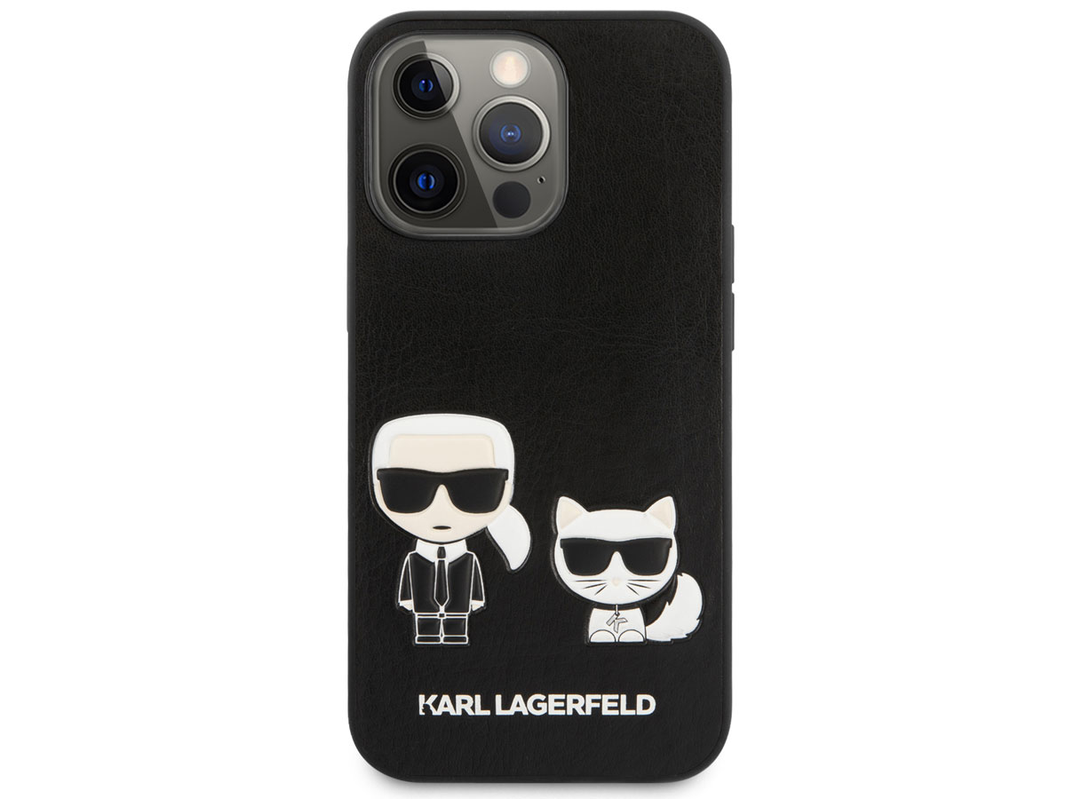 Karl Lagerfeld Ikonik Duo Case Zwart - iPhone 13 Pro Max hoesje