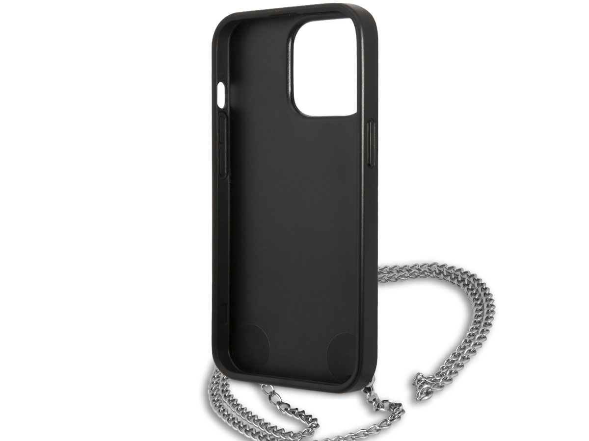 Karl Lagerfeld Necklace Case Zwart - iPhone 13 Pro Max hoesje