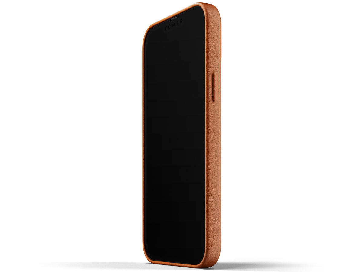 Mujjo Full Leather Wallet Case Tan - iPhone 13 Pro Max Hoesje Leer
