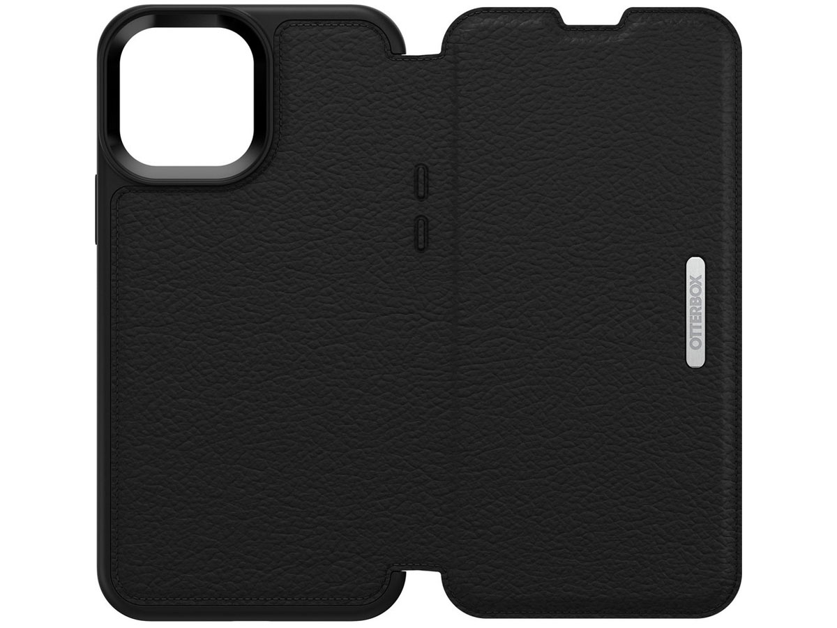 Otterbox Strada Leather Folio Zwart - iPhone 13 Pro Max hoesje