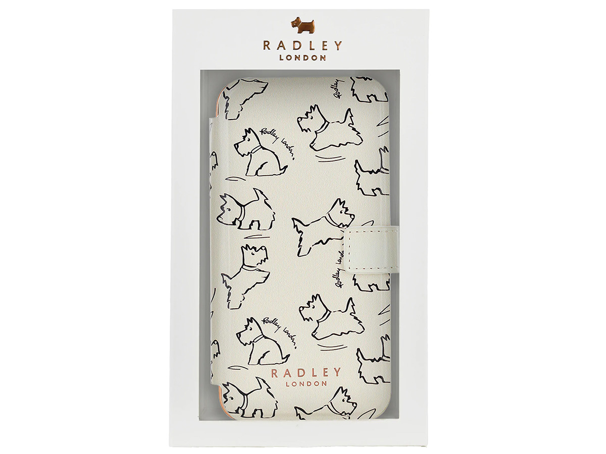 Radley London Sketch Folio Case Chalk - iPhone 13 Pro Max Hoesje