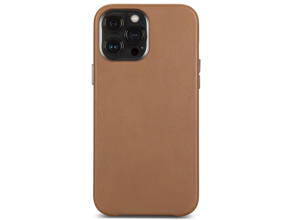 Sena LeatherSkin Case Bruin - iPhone 13 Pro Max Hoesje Leer