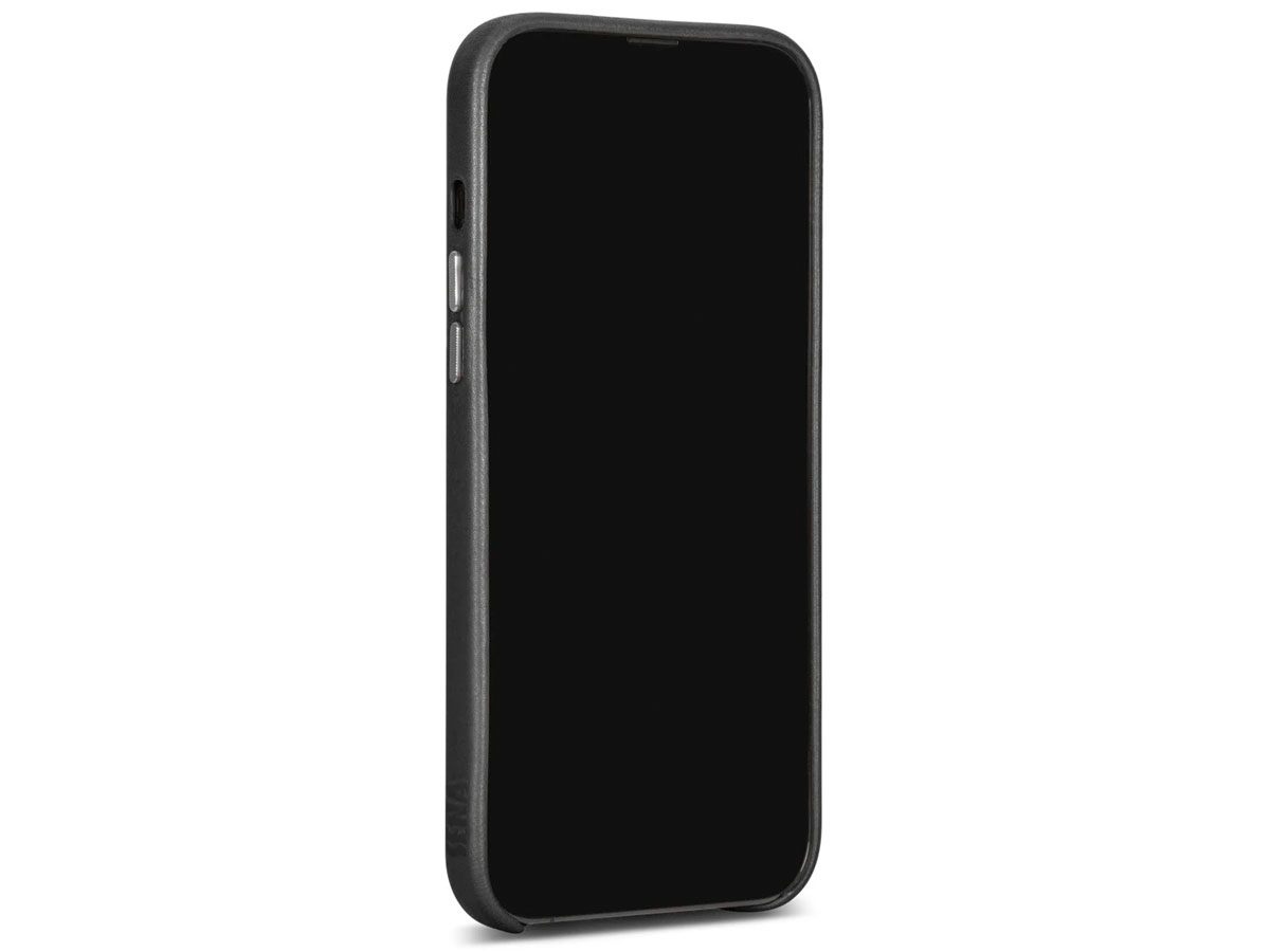 Sena LeatherSkin Case Zwart - iPhone 13 Pro Max Hoesje Leer