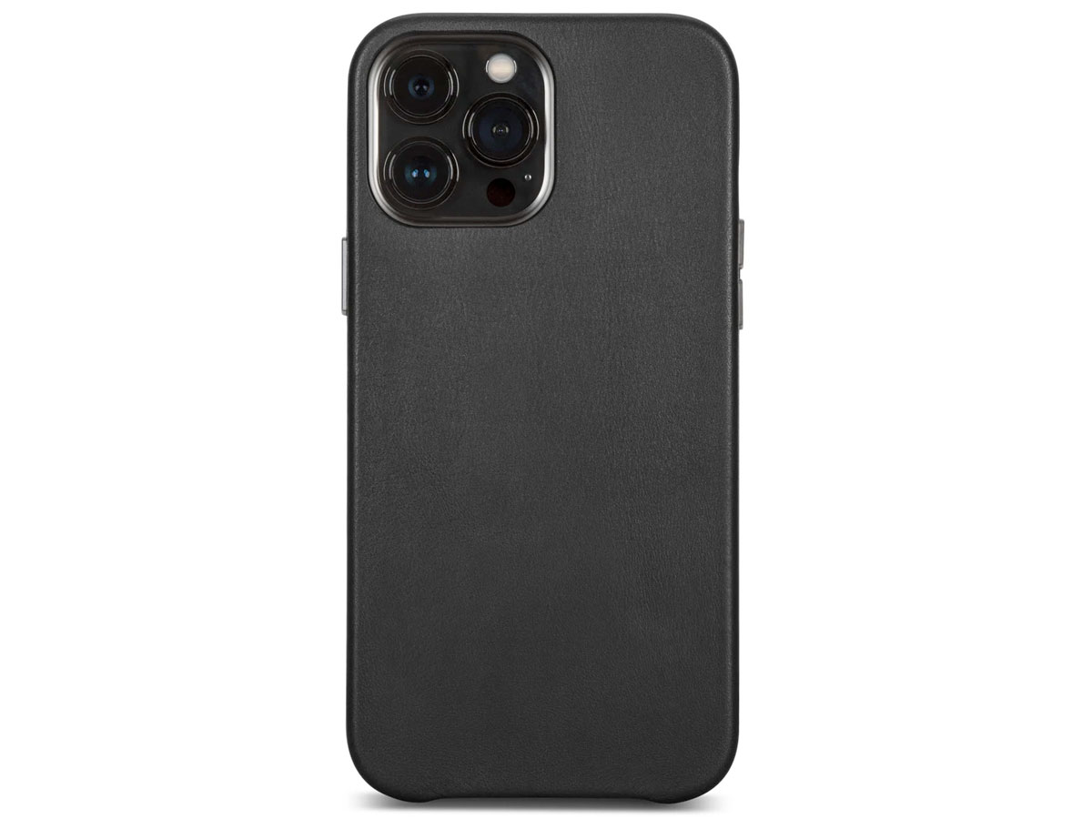 Sena LeatherSkin Case Zwart - iPhone 13 Pro Max Hoesje Leer