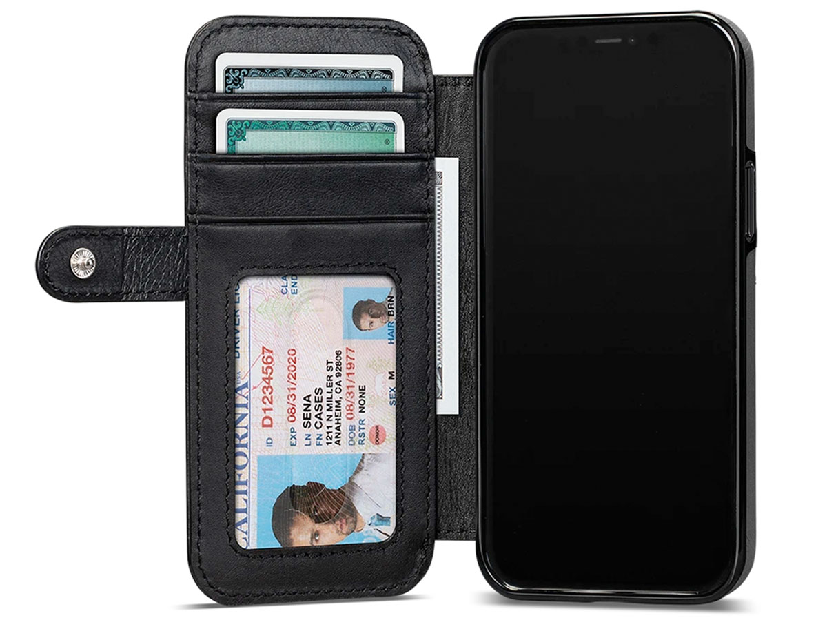 Sena Wallet Book Classic - iPhone 13 Pro Max Hoesje Leer