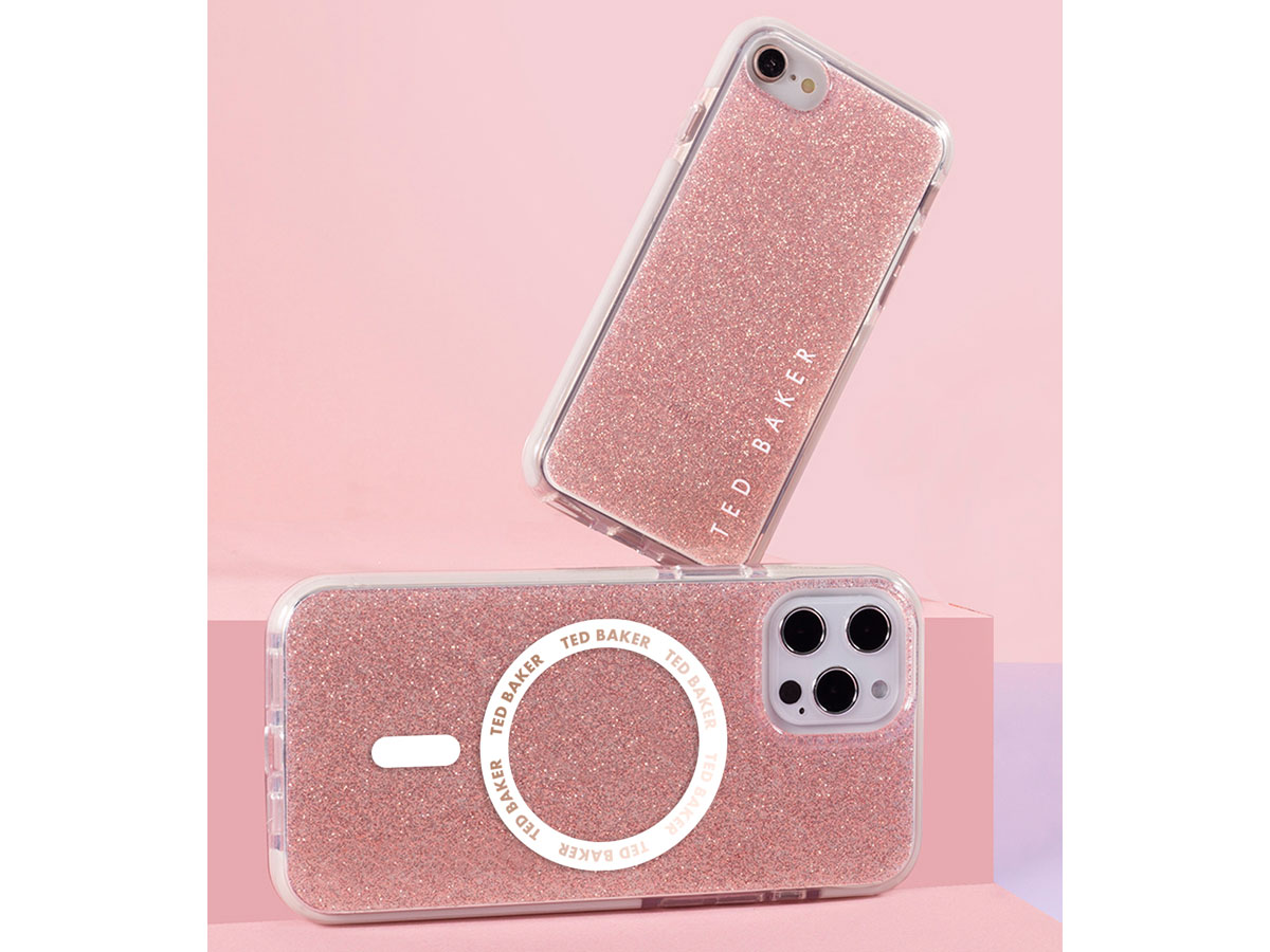 Ted Baker Glitsie Anti-Shock MagSafe Case - iPhone 13 Pro Max Hoesje