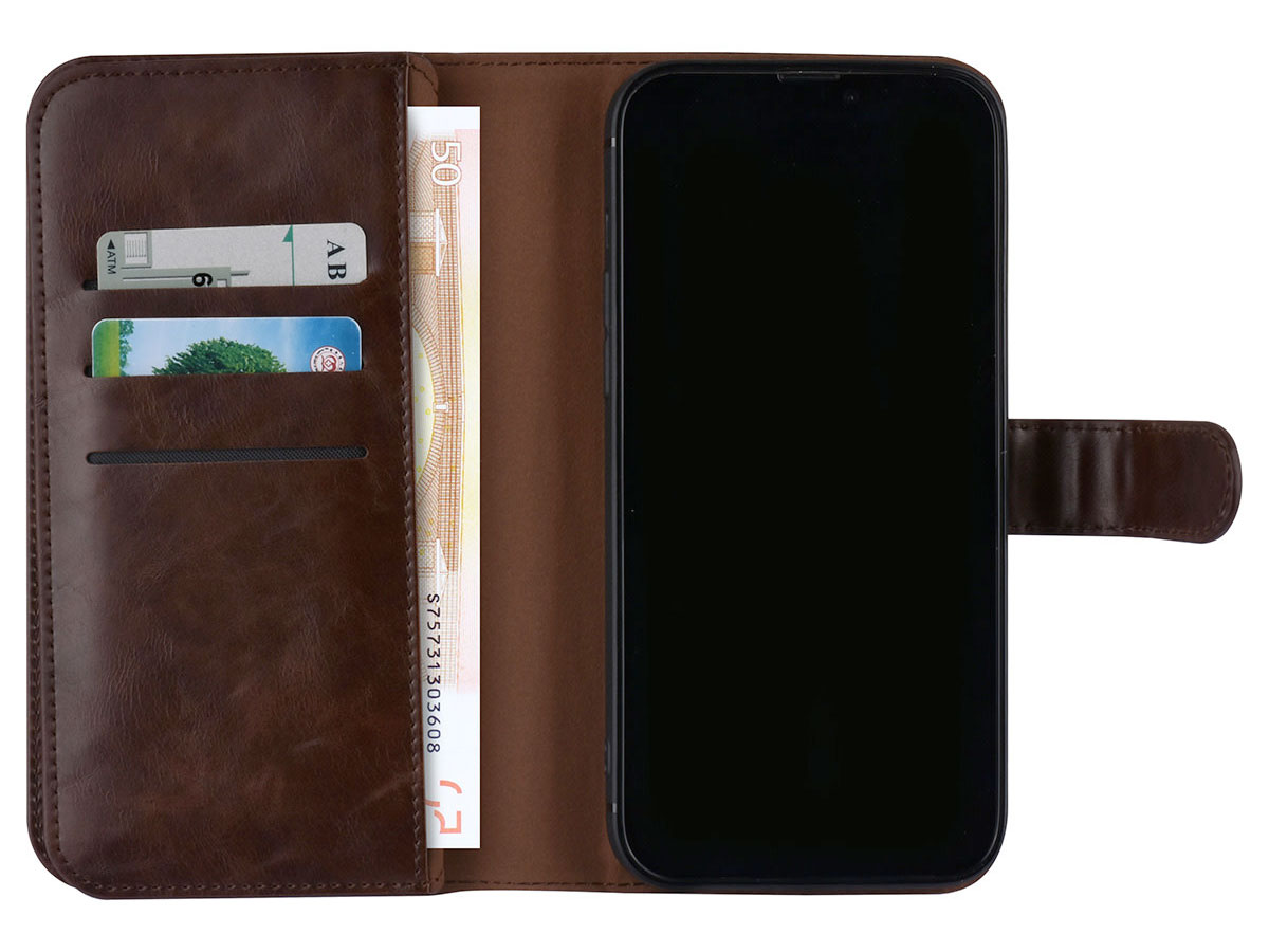 Uniq True Wallet XXL Case Bruin - iPhone 13 Pro Max hoesje