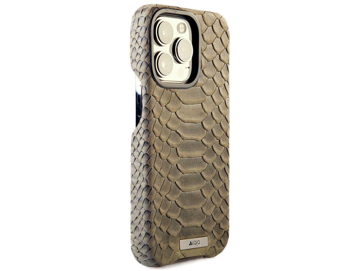 Vaja Grip Kobra Jungle MagSafe Case - iPhone 13 Pro Max Hoesje Leer