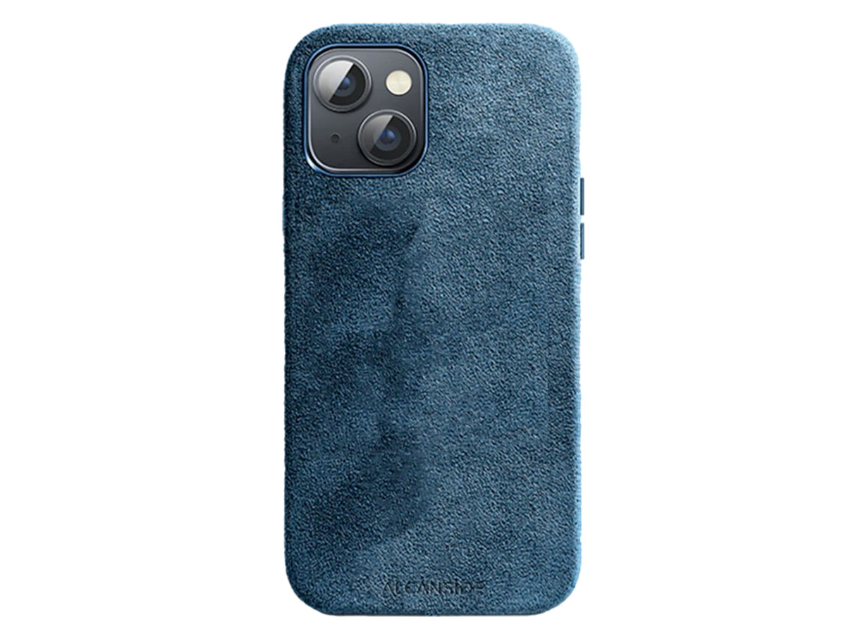 Alcanside Alcantara MagSafe Case Blauw - iPhone 14 hoesje